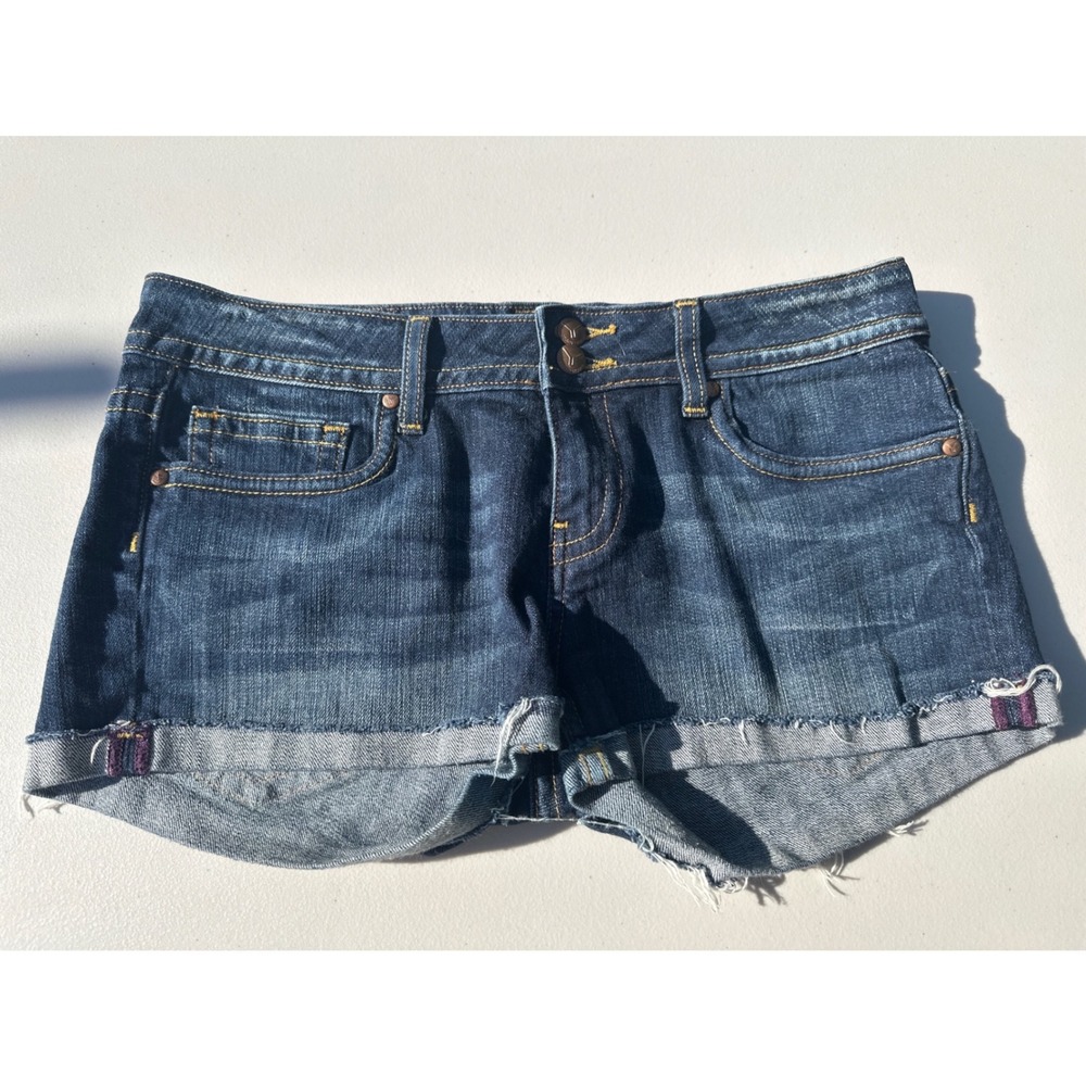 Vigoss Studio The New York Short Dark Wash Denim Cut Off Size 13/14 SH20848NB16